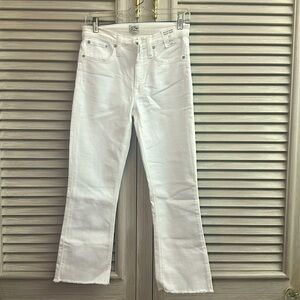 J. Crew, white denim, NWT.
